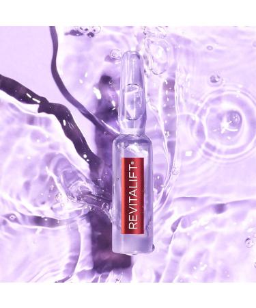 L'Oreal Paris Revitalift Derm Intensives Hyaluronic Acid Serum Ampoules | Anti-Aging Skin Replumping - 7 Day Boost (Pack of 7 - Buy Online on SooperMarket.com