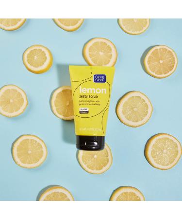 Clean & Clear Lemon Zesty Scrub 4.2 oz | Exfoliating Scrub for Clear Skin - Buy Online on SooperMarket.com