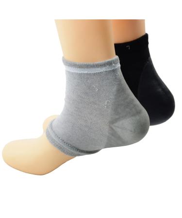 2 Pairs of Moisturizing Silicone Gel Socks for Dry Cracked Feet - International Shipping Available - Buy Online on SooperMarket.com