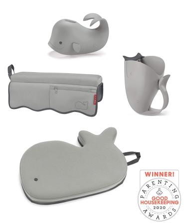 Skip Hop Moby Baby Bath Essential Set - Grey 4 Piece Set - Buy Online on SooperMarket.com