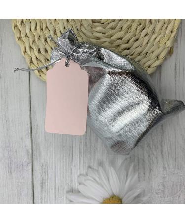 100pcs Pink Paper Hang Gift Tags  Blank Marking Tags with String for Baby Shower Favors Valentine's Day  Mother's Day and Craft Homemade Gifts - Buy Online on SooperMarket.com