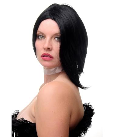 Shop WIG ME UP Women's Short Bob Wig - Boldly Parted Asymmetrical Black GF-W2202-1 | International Shipping Available - Buy Online on SooperMarket.com