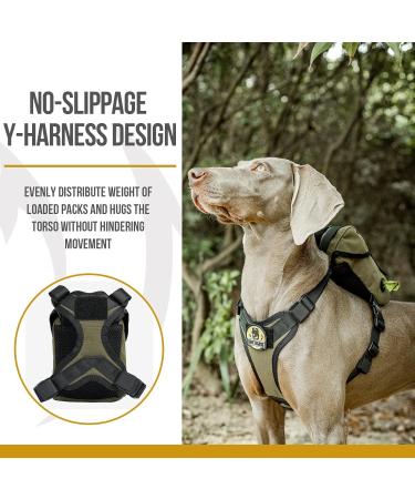 OneTigris Eureka Small Dog Backpack - Hiking Backpack with Poop Bag Dispenser for Small Dogs - Green - Buy Online on SooperMarket.com