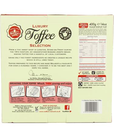Walkers Nonsuch Toffee Selection with Hammer 400 g (Pack of 2) - Buy Online on SooperMarket.com