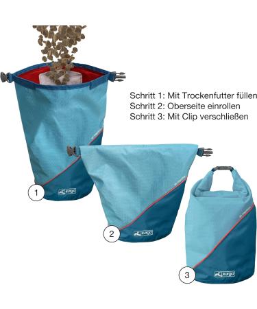 Buy Kurgo Chili Red Dog Food Bag - Outdoor Dry Food & Treat Bag for Dogs - 1 Piece - Buy Online on SooperMarket.com
