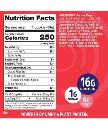 Lenny & Larry's The BOSS Cookie - Triple Chocolate Chunk (12 x 2 oz) - High-Protein Treats - Buy Online on SooperMarket.com