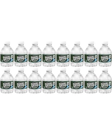 Poland Spring 8 oz Mini Water Bottles 16 Pack - Small Bottled Water - Buy Online on SooperMarket.com