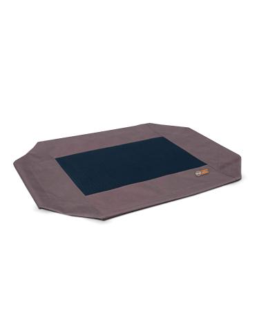 K&H PET PRODUCTS Original Pet Cot Replacement Cover for Elevated Dog Beds (Cot Sold Separately) Chocolate/Black Mesh Large 30 x 42 Inches