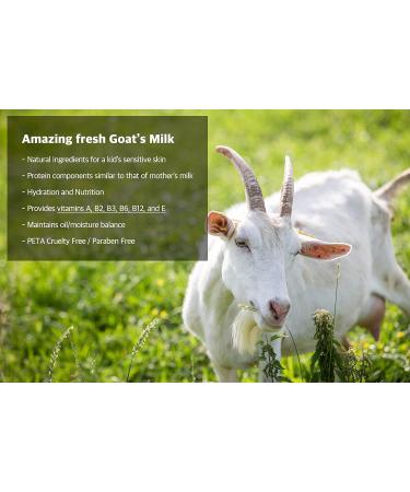 I m NOT A Baby! Kids Goat Milk Face Wash - Gentle Facial Cleanser for Sensitive Skin - Buy Online on SooperMarket.com