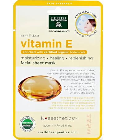 Earth Therapeutics Vitamin E Face Mask - Organic Moisturizer for Skin Elasticity & Replenishment - Shop Now - Buy Online on SooperMarket.com