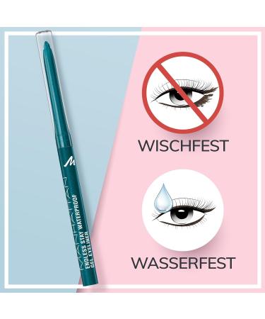 Manhattan Endless Stay Waterproof Gel Eyeliner - Emerald Sparkle Green Glitter Eyeliner | Long-Lasting & Smudge-Proof - 1 x 2.6G - Buy Online on SooperMarket.com