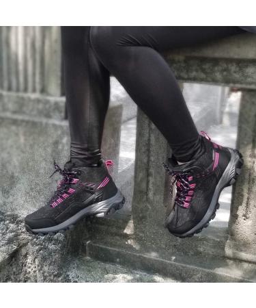 GRITION Women's Waterproof Hiking Boots - Black, Size 6 - Buy Online on SooperMarket.com