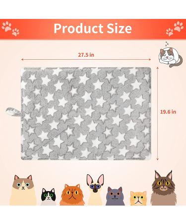 PUPTECK Self-Warming Cat Bed Mat | Anti-Slip Thermal Crate Pad for Cats and Dogs | Indoor/Outdoor Use | Stars Design - Buy Online on SooperMarket.com