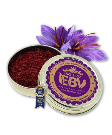 5Gr Award-Winning Certified Grade A+ Saffron Threads- 100% Pure & Natural All Red Golden Spice for Tea Paella Tahchin Golden Milk- Top Grade Superior Saffron 5 Gr | 0.17 OZ