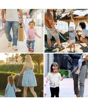 Zooawa Toddler Leash - Anti Lost Wrist Link with Magnetic Lock - Reflective Safety Walking Harness for 2-4 Years Old - Blue - Buy Online on SooperMarket.com