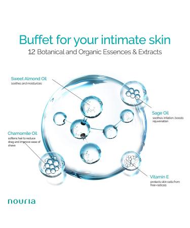 NOURIA Intimate Ingrown Hair Treatment Oil - HydroLock Moisturizer for Bikini Area, Legs & Underarms - Buy Online on SooperMarket.com