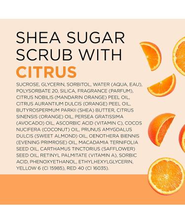 Dr Teal's Shea Sugar Body Scrub Citrus with Essential Oils & Vitamin C 19 oz - Pack of 3 - Buy Online on SooperMarket.com