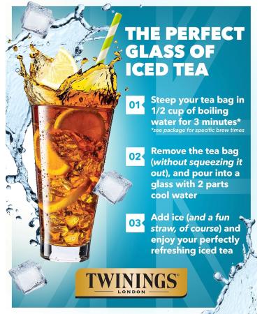 Twinings English Breakfast Individually Wrapped Tea Bags | Caffeinated Smooth Flavourful Robust Black Tea | 100 Count (Pack of 4) | Enjoy Hot or Iced Classic English Breakfast 100 Count (Pack of 4) - Buy Online on SooperMarket.com