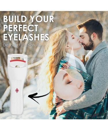 Heated Rechargeable Electric Eyelash Curler with Silicone Pad - Professional Long-Lasting Lash Curler for Quick, Natural Results - Perfect Gift for Women - Buy Online on SooperMarket.com