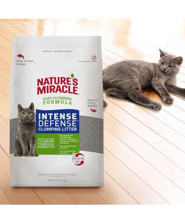 Nature's Miracle Intense Defense Clumping Litter 40 LBS Grey - Buy Online on SooperMarket.com