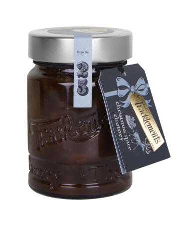 Tracklements Christmas Spice Chutney Gift Jar Handmade In Wiltshire Christmas Classic Made with Cranberries and Bramley Apples Use as Marinade or Dip Ideal Gift For Festive Season 370 g