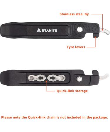 Granite Talon Bike Tire Levers & Chain Master Link Pliers - Bike Tool Kit for Mountain, Road, BMX - Orange - Buy Online on SooperMarket.com