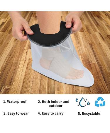 Xeodaun Waterproof Cast Cover Leg for Adult Ankle Shower Bath Watertight Foot Protector Wounds for Swimming Bath Accessories - Buy Online on SooperMarket.com