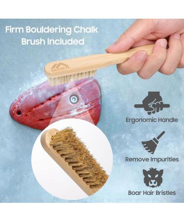 Buy Moko Waterproof Climbing Chalk Bag & Brush | Adjustable Belt 2 Storage Pockets | Ideal for Bouldering & Gymnastics - International Shipping Available - Buy Online on SooperMarket.com