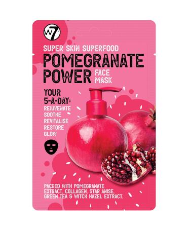 W7 SUPERFOOD POMEGRANATE FACE MASK