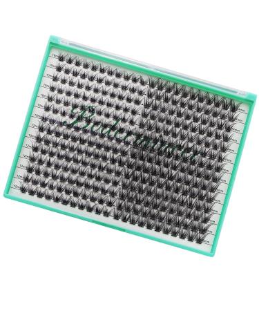 Bodermincer 308pcs XXXL D Curl Cluster Lashes - 10-12-14-16mm Mixed Length DIY Eyelash Extensions for Home Use - Buy Online on SooperMarket.com