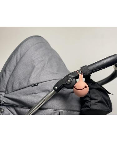 Pale Pink Pacifier Box Bag & Strap - Stylish Pacifier Storage for Babies | International Shipping - Buy Online on SooperMarket.com