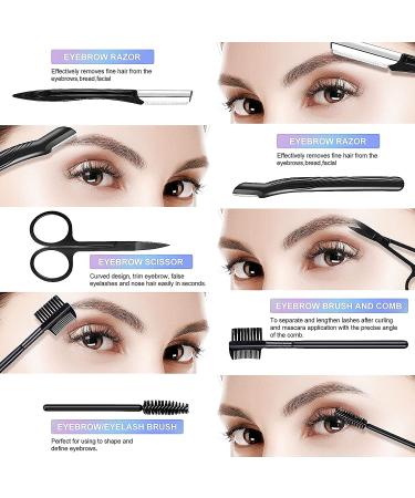 MAGEFY Faux Mink Eyelashes 30 Pairs | Natural to Dramatic Volume False Lashes | 3D Pack with Eyebrow Grooming Kit - Buy Online on SooperMarket.com