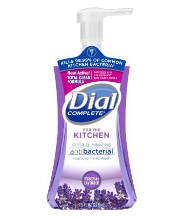 Dial Complete Antibacterial Foaming Kitchen Hand Soap Fresh Lavender 7.5 Fluid Ounces