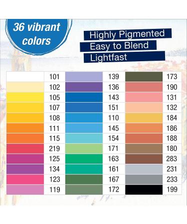 Faber-Castell Oil Pastel Crayons - 36 Vibrant Colors - 36 Count - Buy Online on SooperMarket.com