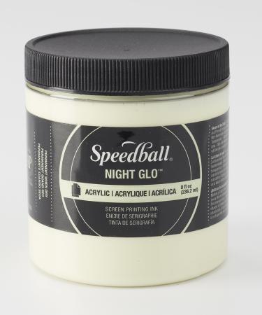 Speedball Acrylic Screen Printing Ink  8-Ounce  Night Glo Original