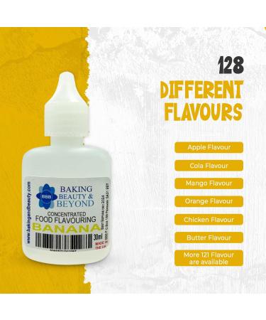Baking Beauty and Beyond Concentrated Food Flavouring Oil - Dozen of Professional Quality Food Grade Flavouring Oil for Candy Making Baking Cooking Lip Balm and Lip Gloss - Banana (50ml) - Buy Online on SooperMarket.com