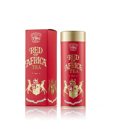 TWG Tea - Red of Africa Tea - Rooibos Tea - Lemon Balm Leaves & Marigold - Haute Couture Tin 100g - Gift Set