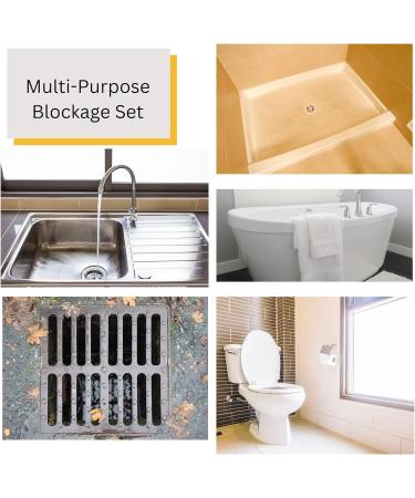 Drain Unblocker Set - Bundle Includes Duzzit Unblocker Liquid Sink Toilet Plunger and Pair of Gloves - Heavy Duty Set Clears blocked Drains Sink Bath and Showers - Buy Online on SooperMarket.com
