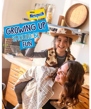Nesquik Chocolate Flavoured Milkshake Powder For Milk Fortified with Vitamin D Breakfast After School Snack 500g Tub (Pack of 4) - Buy Online on SooperMarket.com
