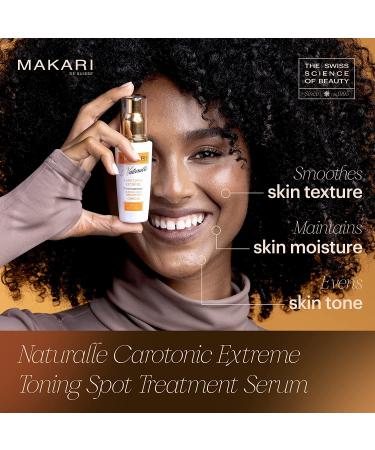 Makari Naturalle Carotonic Extreme Brightening Serum SPF15 (1.7 oz) - Brightening, Smoothing, & Healing for Oily, Acne-Prone Skin - Buy Online on SooperMarket.com