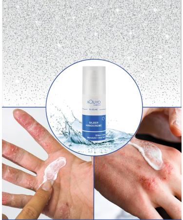 Blure Silver Hand Cream - Ultimate Relief for Dry Cracked Hands | Soothing Formula with Microsilver Aloe Vera & Urea - 100ml Airless Pump - Buy Online on SooperMarket.com