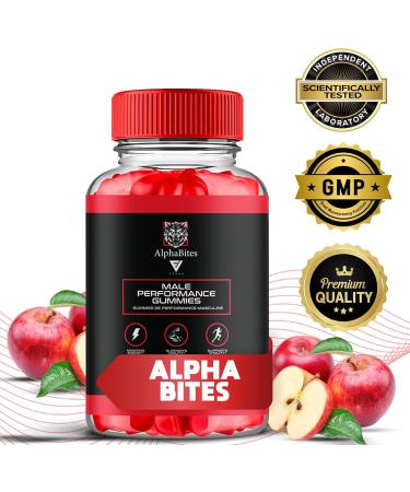 (3 Pack) Alpha Bites Gummies AlphaBites Canada Natural Advanced Male Strength And Overall Health Support Supplement Gummy AlphaBites Natural Advanced Male Strength Bonbons G lifi s (180 Gummies) - Buy Online on SooperMarket.com