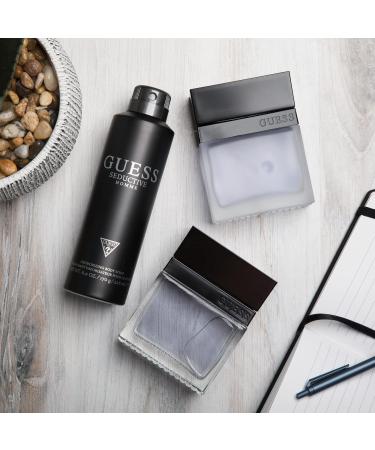 GUESS Seductive Men/Homme Eau de Toilette 4 Piece Gift Set - Cologne Spray 3.4 Fl. Oz. Deodorizing Body Spray 6.0 Oz. Shower Gel 3.4 Fl. Oz. & Pouch - Buy Online on SooperMarket.com