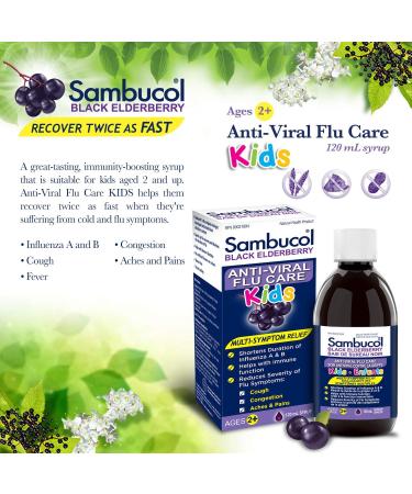 Sambucol Black Elderberry for Kids 120 Milliliter SUPPLEMENT - Buy Online on SooperMarket.com