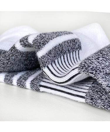 BERING Kids' Athletic Ankle Socks 6 Pairs - White Low Cut Tab for Youth Boys Girls (Large) - Buy Online on SooperMarket.com