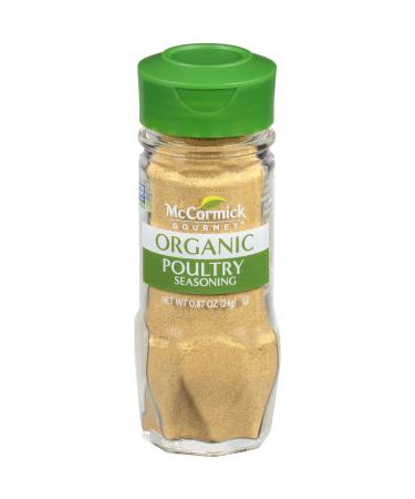 McCormick Gourmet Organic Poultry Seasoning, 0.87 oz