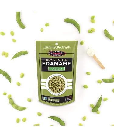Seapoint Farms Wasabi Dry Roasted Edamame 3.5 oz | Healthy Snack & Protein Boost - Buy Online on SooperMarket.com