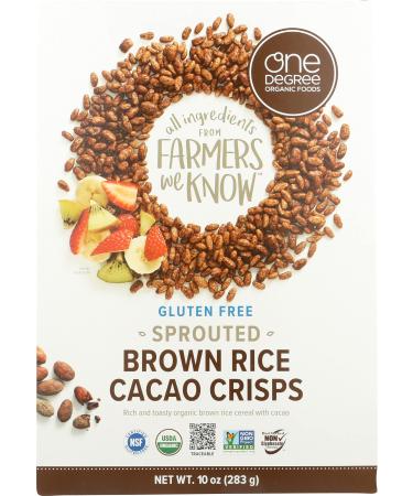 One Degree Cereal Rice Cacao Crisp, 10 oz