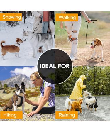 Zweitea Breathable Dog Shoes for Small Dogs - Slip-Resistant Reflective Boots with Robust Sole for Chihuahua - Red 5# (1.89x2.09) - Buy Online on SooperMarket.com