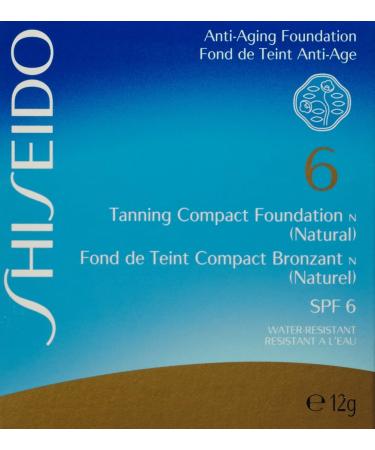 Shiseido Tanning Compact Foundation SPF 6 - 6 Natural 1 ml | Best International Shipping - Buy Online on SooperMarket.com
